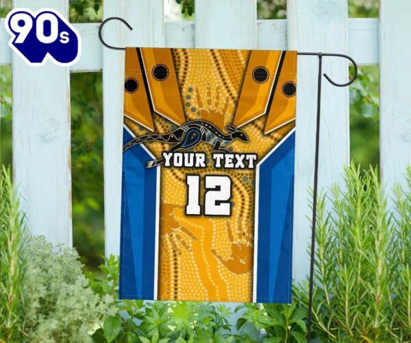 NRL Gold Coast Titans Custom Name Number Aboriginal Armor Version House Flag