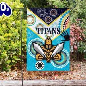 NRL Gold Coast Titans Gladiator Unique Indigenous House Flag