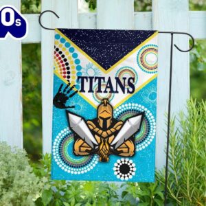 NRL Gold Coast Titans Gladiator Unique Indigenous House Flag