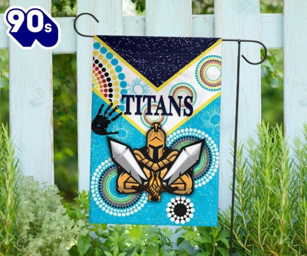 NRL Gold Coast Titans Gladiator Unique Indigenous House Flag