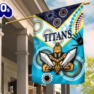 NRL Gold Coast Titans Gladiator Unique Indigenous House Flag