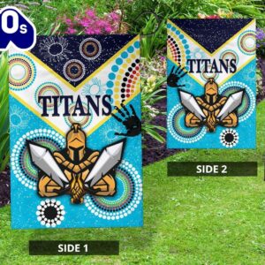 NRL Gold Coast Titans Gladiator Unique Indigenous House Flag