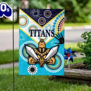 NRL Gold Coast Titans Gladiator Unique Indigenous House Flag