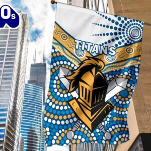 NRL Gold Coast Titans Knight House Flag