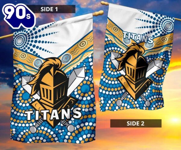 NRL Gold Coast Titans Knight House Flag