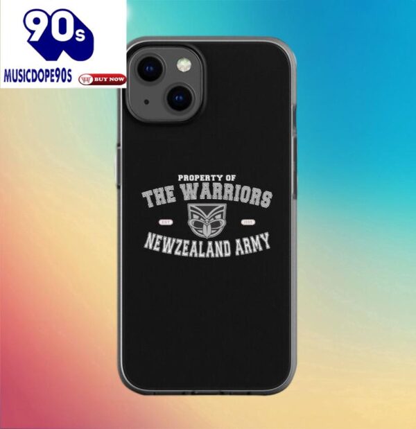 NRL New Zealand Warriors 2002 Logo Black Phone Case