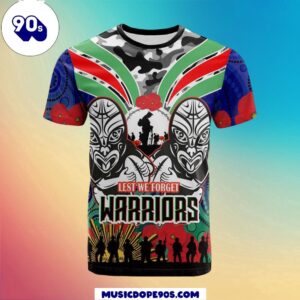 NRL New Zealand Warriors ANZAC…