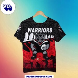 NRL New Zealand Warriors ANZAC…