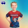 NRL Newcastle Knights ANZAC Kids T-shirt