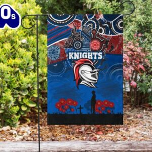 NRL Newcastle Knights Custom Name Number ANZAC Day House Flag