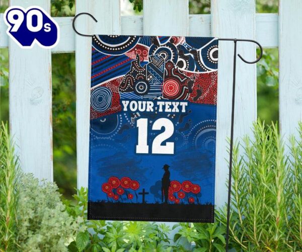 NRL Newcastle Knights Custom Name Number ANZAC Day House Flag