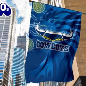 NRL North Queensland Cowboys Fire House Flag