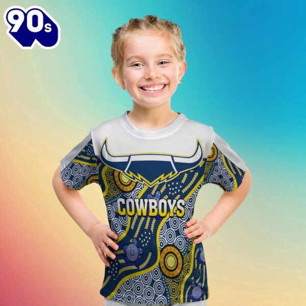 NRL North Queensland Cowboys Indigenous Kids T-shirt