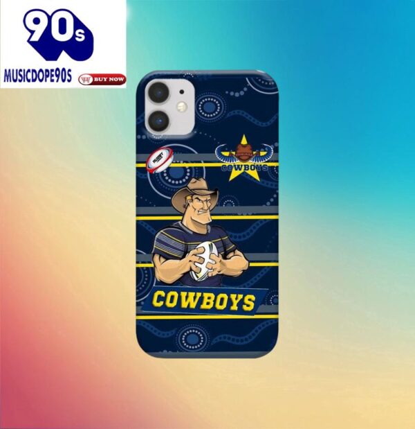 NRL North Queensland Cowboys Navy Indigenous Phone Case