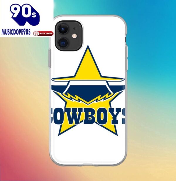 NRL North Queensland Cowboys White Big Logo Phone Case