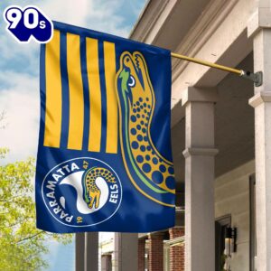 NRL Parramatta Eels Blue Gold House Flag