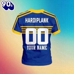 NRL Parramatta Eels Custom Name Number 1982 Vintage Retro Jersey Kids T-shirt