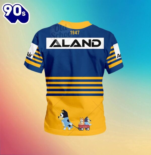 NRL Parramatta Eels x Bluey Jersey Kids T-shirt