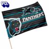 NRL Penrith Panthers Black Green Stripes House Flag