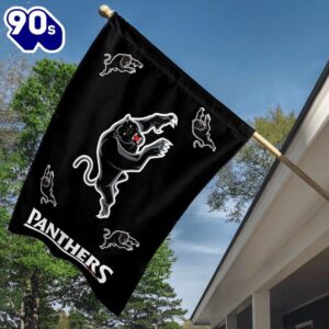 NRL Penrith Panthers Black House Flag