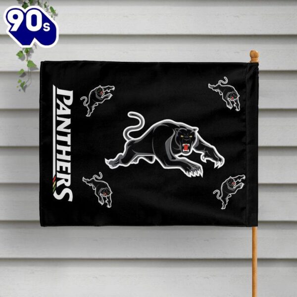 NRL Penrith Panthers Black House Flag