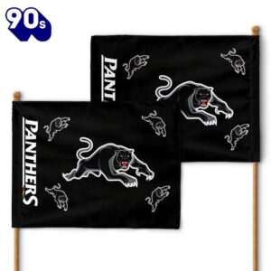 NRL Penrith Panthers Black House Flag