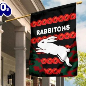 NRL South Sydney Rabbitohs ANZAC Day House Flag