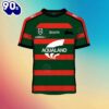 NRL South Sydney Rabbitohs Custom Name Number Jersey Kids T-shirt