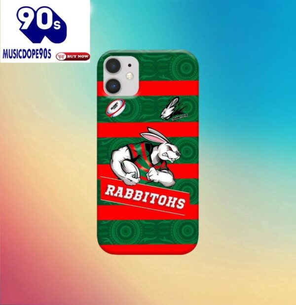 NRL South Sydney Rabbitohs Green Mascot Indigenous Phone Case