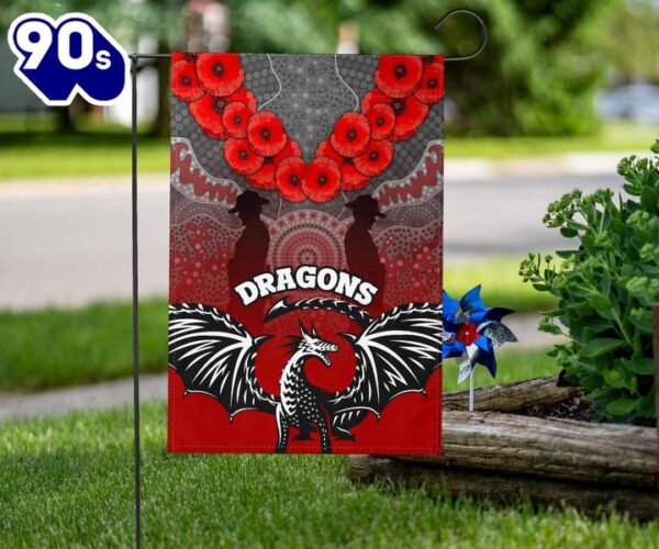 NRL St. George Illawarra Dragons ANZAC Day House Flag