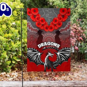 NRL St. George Illawarra Dragons ANZAC Day House Flag