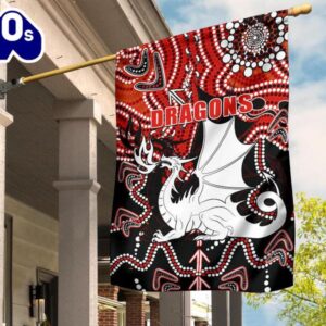 NRL St. George Illawarra Dragons Indigenous Limited House Flag