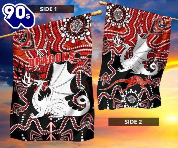 NRL St. George Illawarra Dragons Indigenous Limited House Flag