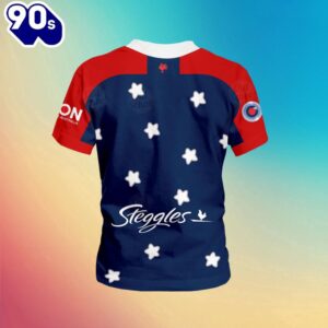 NRL Sydney Roosters x Bluey Jersey Kids T-shirt