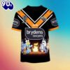 NRL Wests Tigers Bluey Jersey Kids T-shirt