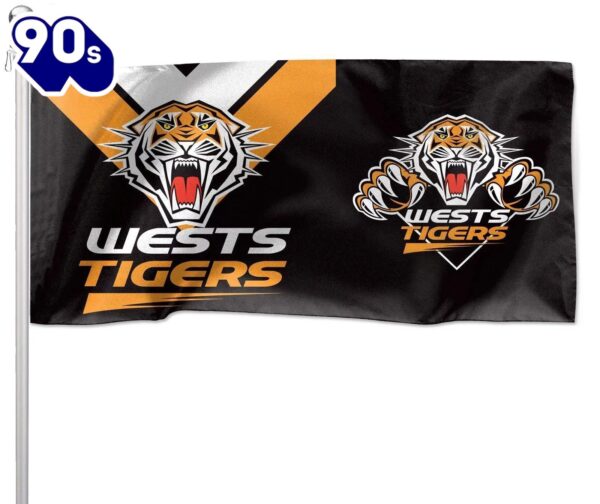 NRL Wests Tigers Pole House Flag