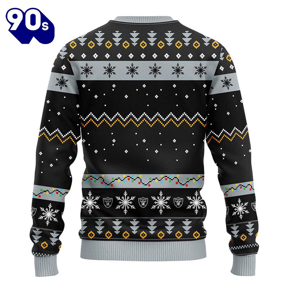 Oakland Raiders HoHoHo Mickey Christmas Ugly Sweater Gift Christmas Oakland Raiders HoHoHo Mickey Christmas Ugly Sweater Gift Christmas