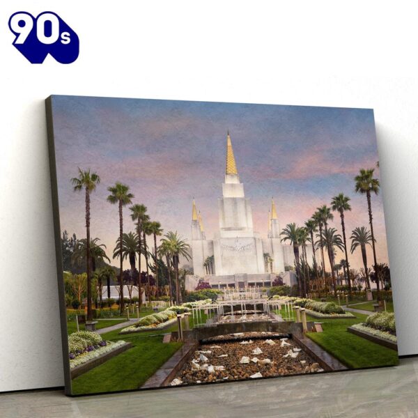 Oakland Temple Holy Places Series Canvas Wall Art Jesus Christ Picture Canvas Christian Wall Art  Gift Christmas