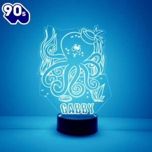 Octopus Night Light Personalized Free…