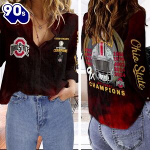 Ohio State Buckeyes Football 3D Linen Shirt For Fans Music
