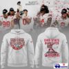 Ohio State Buckeyes Football NCAA Limited 2024 Rose Bowl Champions Grey Hoodie, Long Pants, Cap