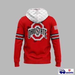 Ohio State Buckeyes Rose Bowl Game 2025 Red Hoodie, Cap