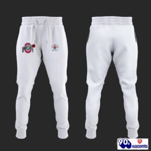 Ohio State Buckeyes Rose Bowl Game 2025 Red White Hoodie, Long Pants, Cap