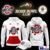 Ohio State Buckeyes Rose Bowl Game 2025 Red White Hoodie, Long Pants, Cap