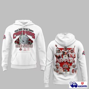 Ohio State CFP Quarterfinal At The 2025 Rose Bowl Game Champions Hoodie