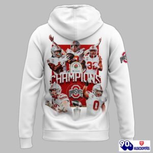 Ohio State CFP Quarterfinal At The 2025 Rose Bowl Game Champions Hoodie