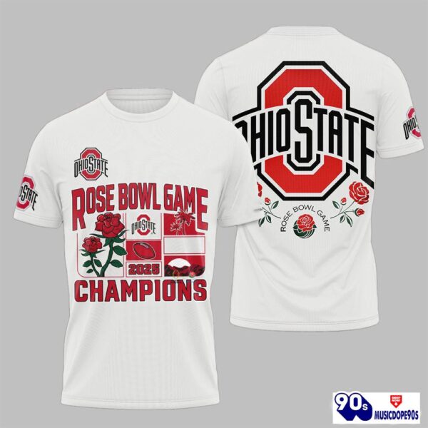 Ohio State Rose Bowl Game 2025 Champions Shirt