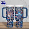 Oklahoma City Thunder NBA Custom Stanley Quencher 40oz Stainless Steel