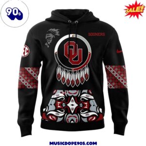 Oklahoma Sooners 2024 Native American Heritage Month Premium Limited Pullover Hoodie