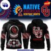 Oklahoma Sooners 2024 Native American Heritage Month Premium Limited Pullover Hoodie